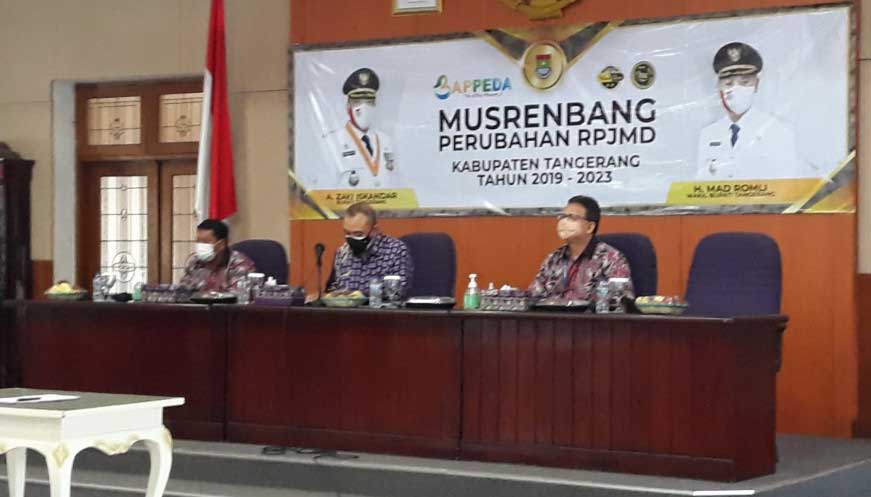 Bupati Buka Musrenbang Perubahan RPJMD Kabupaten Tangerang