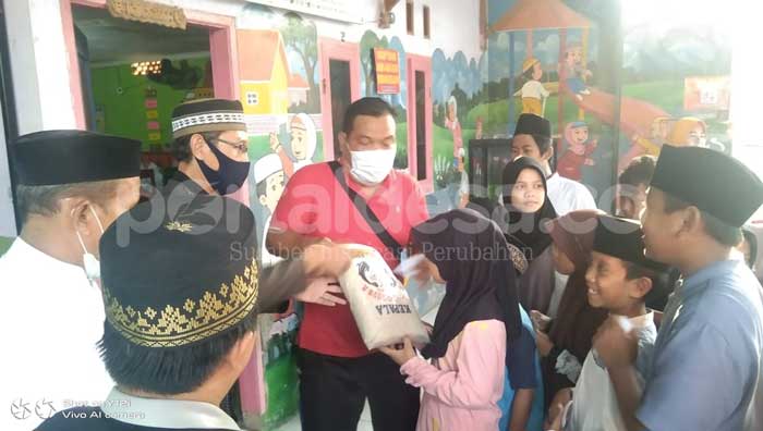 Purna Paskibraka Tangerang Raya Santuni 76 Anak Yatim Piatu di Pakuhaji