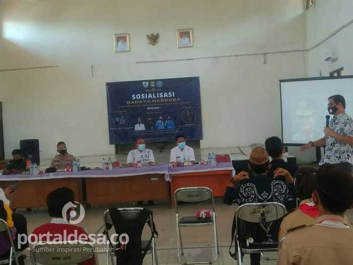 Gandeng BNN dan KNPI, Kecamatan Gunung Kaler Adakan Sosialisasi Anti Narkoba