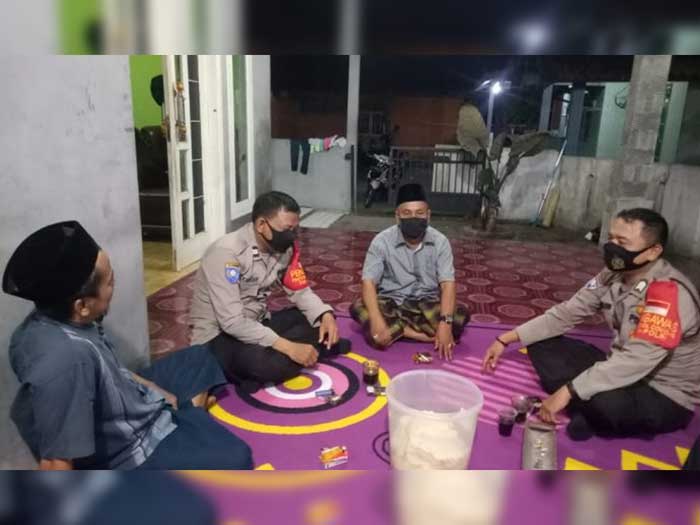 Jelang Pilkades, Jajaran Polsek Mauk Sambang Calon Kepala Desa Kedung Dalam