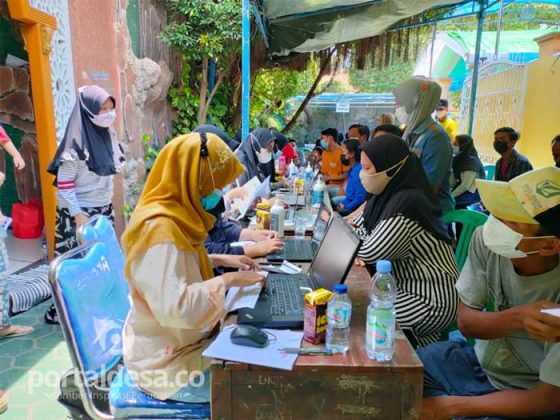 Komunitas HAJ Center Gandeng Dinkes Kabupaten Tangerang Adakan Vaksinasi Massal