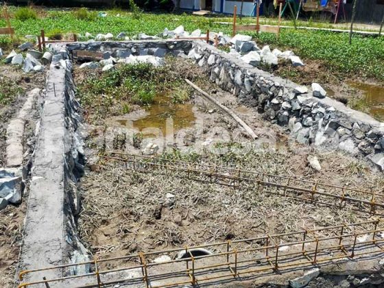 Proyek Pembangunan Tempat Pencucian Sayuran Jaringan Desa Diduga Dikerjakan Asal Jadi