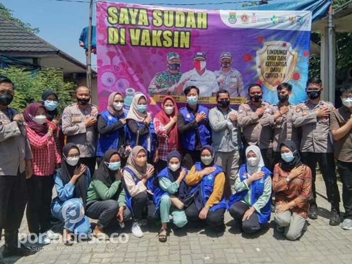 Relawan Satgas Covid-19 Sukadiri, Ikut Dorong Percepatan Vaksinasi Covid-19
