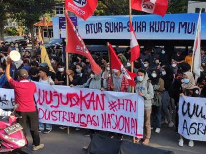 Sambut Hari Tani, Mahasiswa Banten Gelar Unjuk Rasa Sampaikan 7 Tuntutan