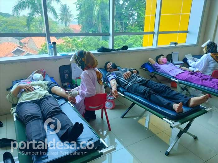 PMI Kabupaten Tangerang bekerjasama dengan RSPH Pakuhaji Adakan Giat Donor Darah