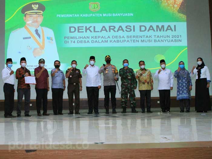 243 Cakades di Muba Sepakat Deklarasi Siap Kalah Siap Menang