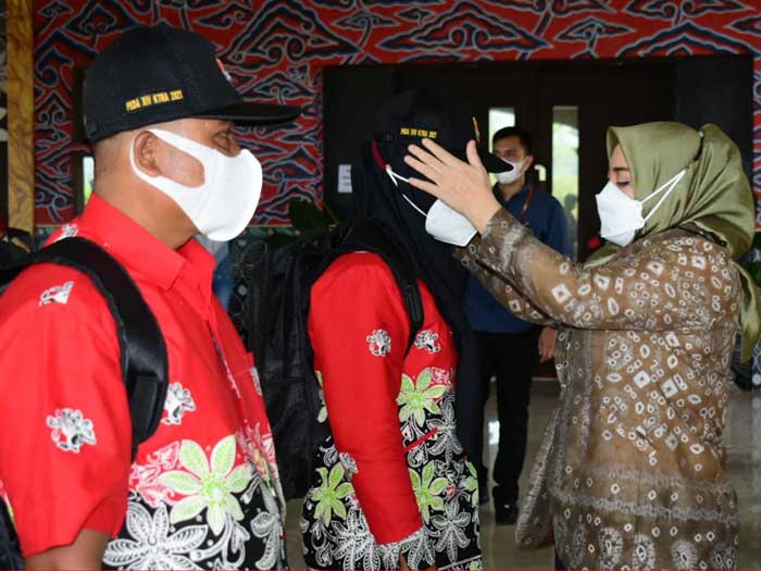 Bupati Musi Rawas Melepas Kontingen PEDA KTNA Kabupaten Musi Rawas