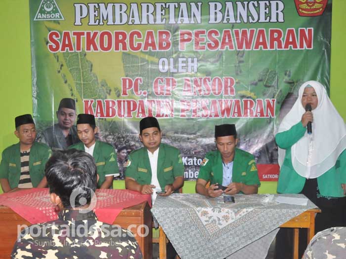 Jelang Muktamar NU ke-34, PC GP Ansor Pesawaran Adakan Kegiatan Pembaretan Banser Tahun 2021