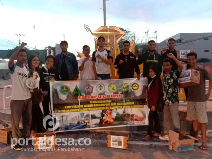 Peduli Korban Kebakaran, Aliansi OKP Se-Kota Kupang Gelar Aksi Kemanusiaan