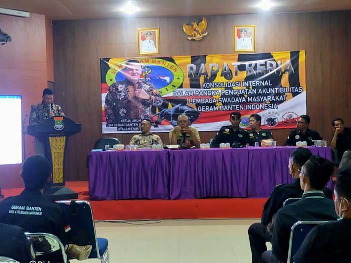 Perkuat Akuntabilitas Anggota, LSM Geram Banten Indonesia Gelar Raker Konsolidasi Internal