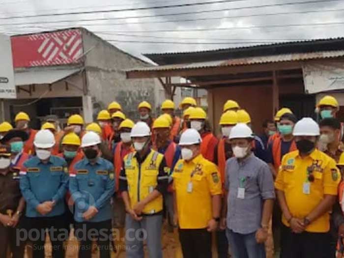 Pulihkan Ekonomi, Gubernur dan Kajati Tinjau Program Padat Karya di Dumai