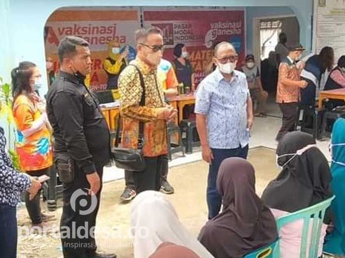 Vaksinasi Massal di Nagori Karang Anyer Gunung Maligas Dihadiri Wabup Simalungun