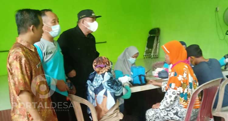 Gebyar Vaksin OKU Timur di Desa Sumber Agung Buay Madang Sasar Warga di 6 Desa