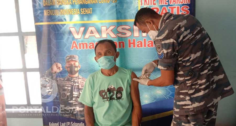 Jelang Hari Nataru, TNI AL Tak Kendor Gelar Vaksinasi