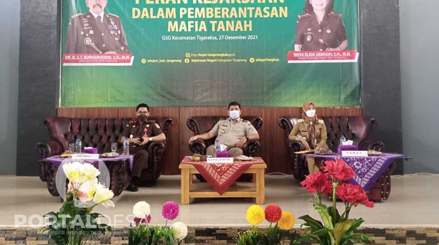 Konsen Berantas Mafia Tanah, Kejari Tangerang Gelar Sosialisasi di Kecamatan Tigaraksa