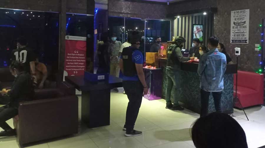Polsek Helvetia Razia Tempat Hiburan Malam