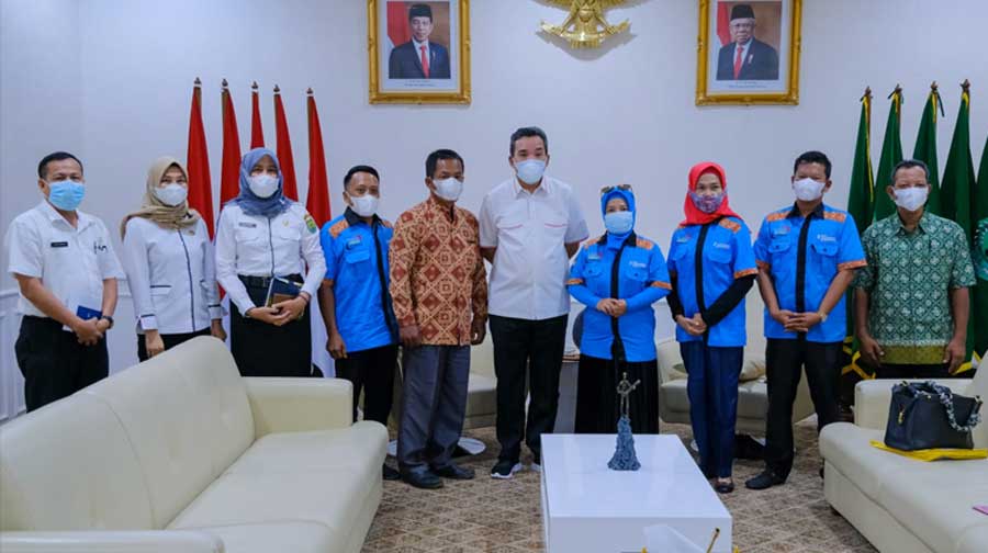 Temui Plt Bupati Muba, Pengurus DPD Akumindo Sumsel Sampaikan Rencana Pelantikan