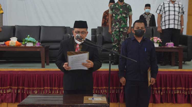 Wakil Walikota Langsa Lantik 4 Penjabat Pimpinan Tinggi Pratama, Bambang Suriansyah Jadi Pj Dishub