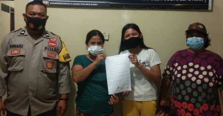 Bhabinkamtibmas Tandurusa Damaikan Kedua Ibu Rumah Tangga Bertikai di Medsos