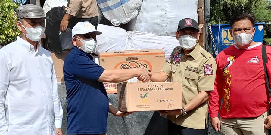 Direktorat PSKBA Serahkan Bantuan Untuk Korban Banjir kepada Pemkot Langsa