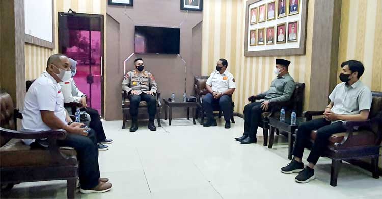 Kapolres Terima Audiensi Komisioner Bawaslu Kabupaten Deli Serdang