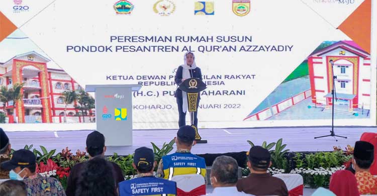 Ketua DPR RI Resmikan Rusun Ponpes Al Quran Azzayadiy dan Sanggar Inklusi di Sukoharjo