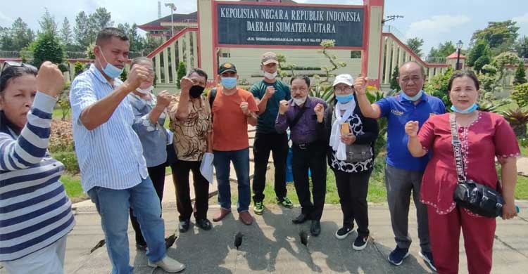 Ketua Kelompok Tani Berjuang Murni Beri Surat Pemberitahuan ke Polda Sumut