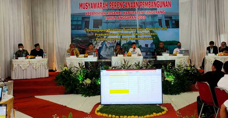 Musrenbang Kecamatan Kosambi TA 2023, Camat Minta Anggota DPRD Kawal Usulan Masyarakat