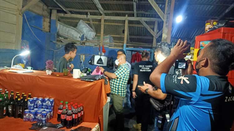 Polres Bitung Laksanakan Giat Operasi Miras 