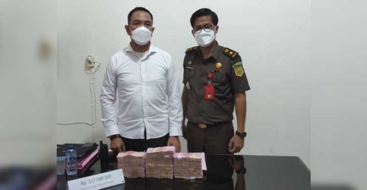 Tersangka Korupsi Disbunak OKI Kembalikan Kerugian Negara Rp 317 Juta