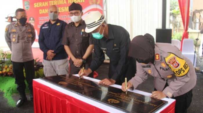 Aula dan Gedung Sat Reskim Subang Diresmikan