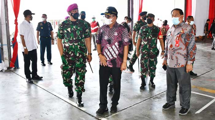 Besok Presiden RI Kunker ke Sulut, Danlantamal VIII Cek Kesiapan Unsur Pengamanan yang Disiagakan