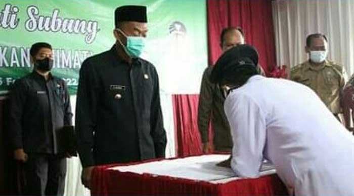 Bupati Subang Lantik Kades Tanjungrasa