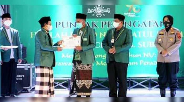 Bupati Subang: NU dapat Menunjukkan Wajah Islam Indonesia yang Teduh dan Ramah di Mata Dunia