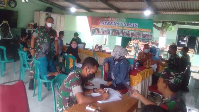 Koramil 10/Sepatan Gelar Vaksin Booster