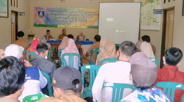 Musrembang Kecamatan Mancak RKPD Tahun 2023 Tentukan Skala Prioritas