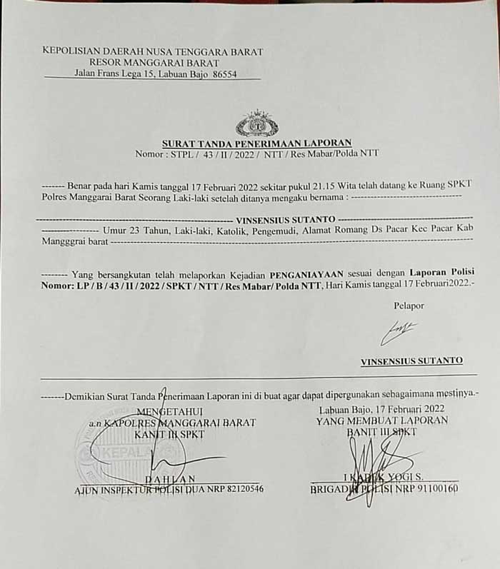 Oknum Polisi Aniaya Sopir Travel