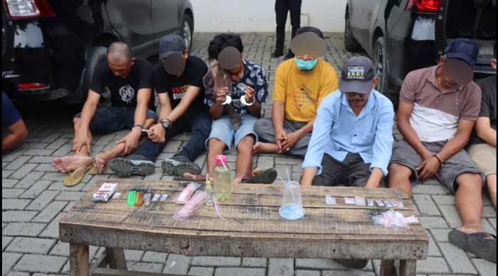Polresta Deli Serdang Gerebek Kampung Narkoba di Kelurahan Tanjung Morawa Pekan