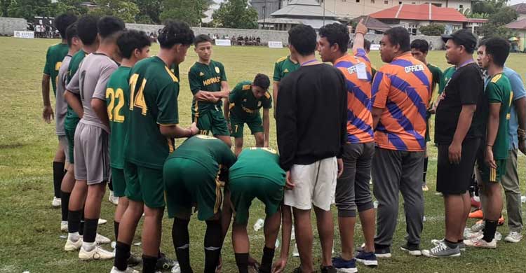 Tim SSB Mayoma Dikalahkan SSB Motiloa Dilaga Perdana Turnamen Hippergam Cup U-19 2022