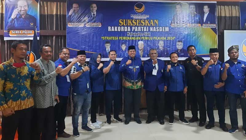 DPD Nasdem Siak Optimis Raih 6 Kursi di Pemilu 2024