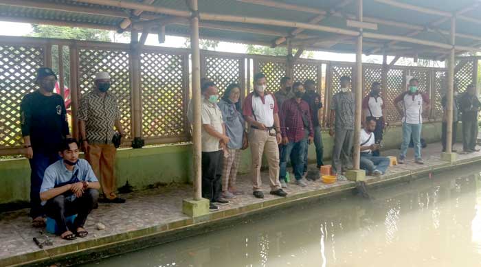 Kapolresta Tangerang Mancing Ikan Bareng Wartawan