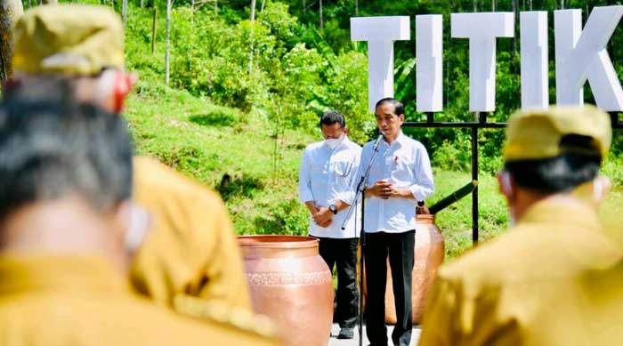 Presiden: Penyatuan Tanah dan Air Bentuk Kebinekaan dan Persatuan yang Kuat