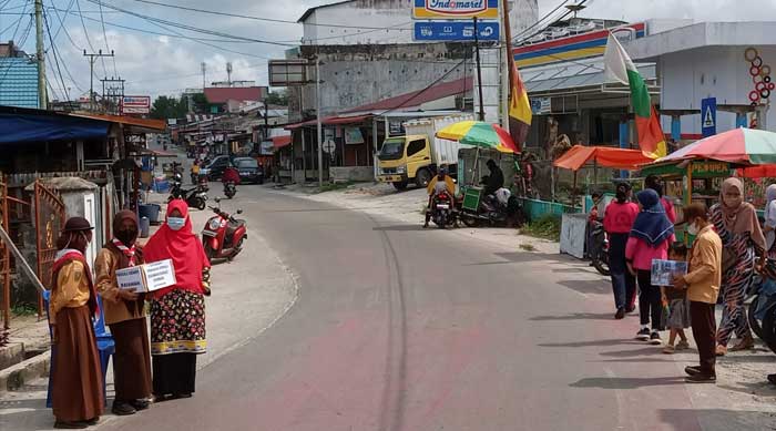 SD Negeri 20 Perawang Galang Dana Peduli Korban Gempa di Pasaman Barat