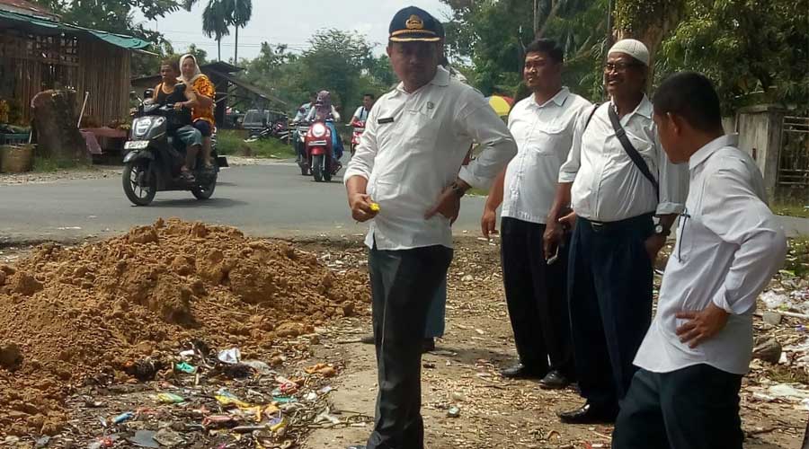 Simpang Asrama Pasar Hewan Dilarang Jadi Lokasi Buang Sampah