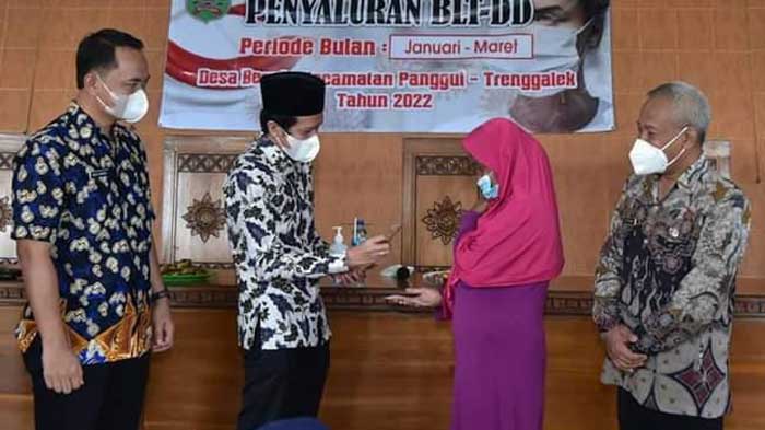 Wabup Trenggalek Berharap Penyaluran BLT Dana Desa dapat Membantu Perekonomian Masyarakat