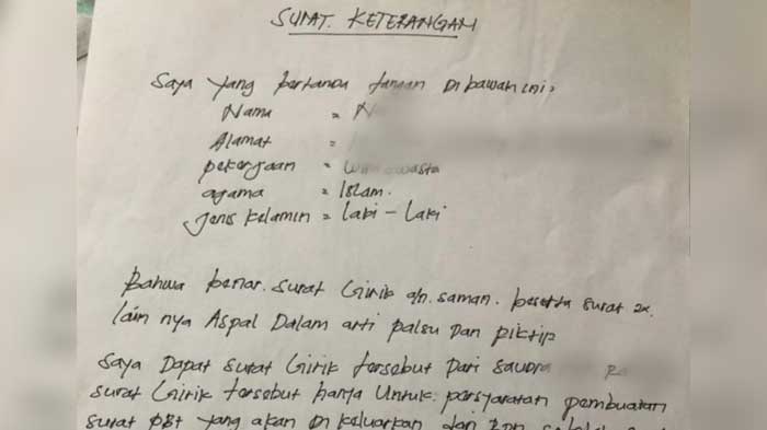 Waduh, Dokumen Tanah yang Dipalsukan Kades Salembaran Jati Diakui Palsu dan Fiktif