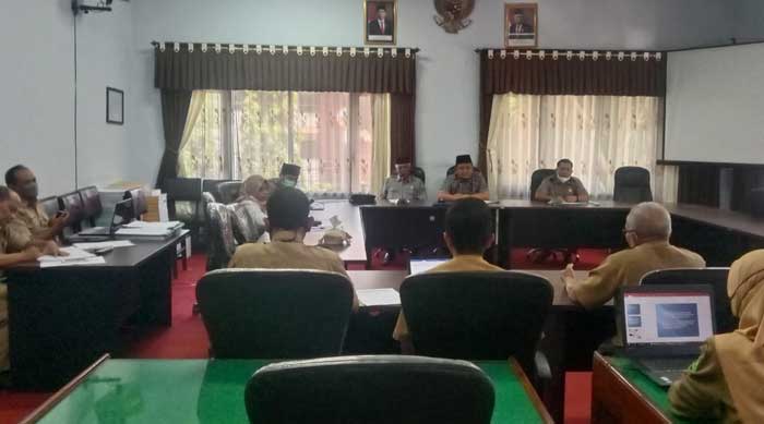 Komisi I DPRD Kabupaten Trenggalek Gelar Rapat Bahas Serapan Anggaran Pelaksanaan APBD 2022