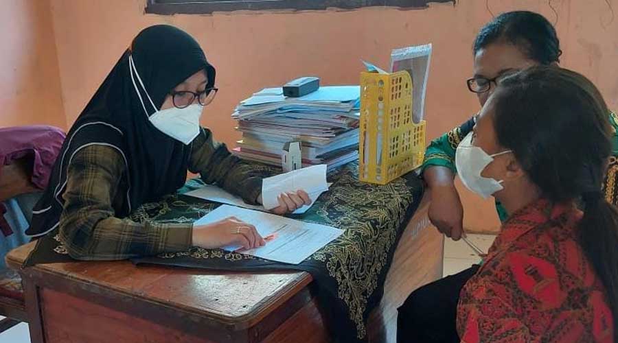 Puskesmas Akelamo Gelar Vaksinasi di SD Inpres 48 Halbar
