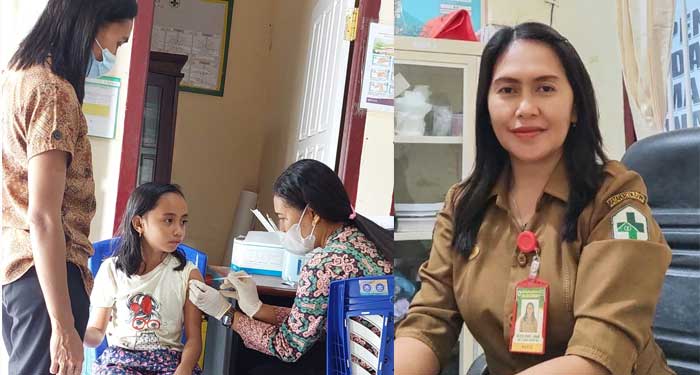 Puskesmas Akelamo Gencar Lakukan Vaksinasi Setiap Hari Untuk Dewasa dan Anak Anak