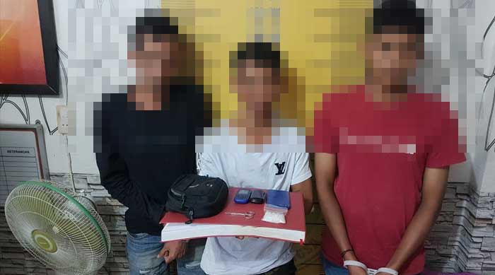 Tiga Orang Pengedar Sabu di Ringkus Sat Narkoba Polres Langsa
